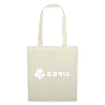 G2 Esports Logo White Small - Tote Bag - nature - Front