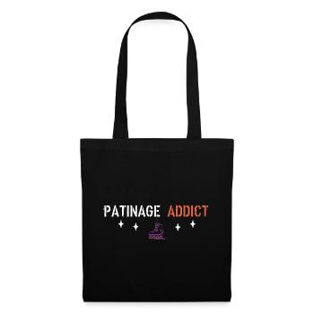 Skating addict - Tote Bag - black - Front