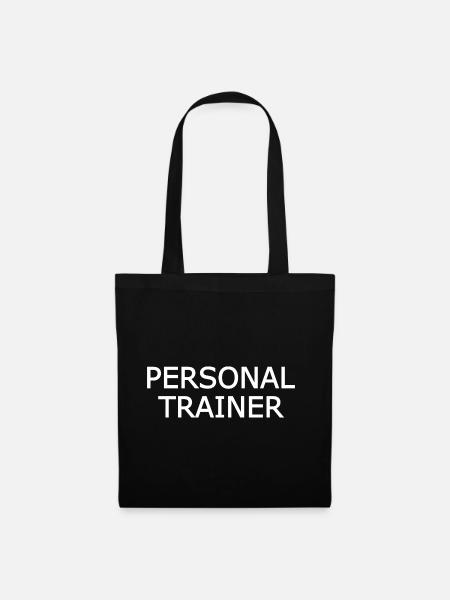 Personal trainer - Stoffbeutel - Schwarz