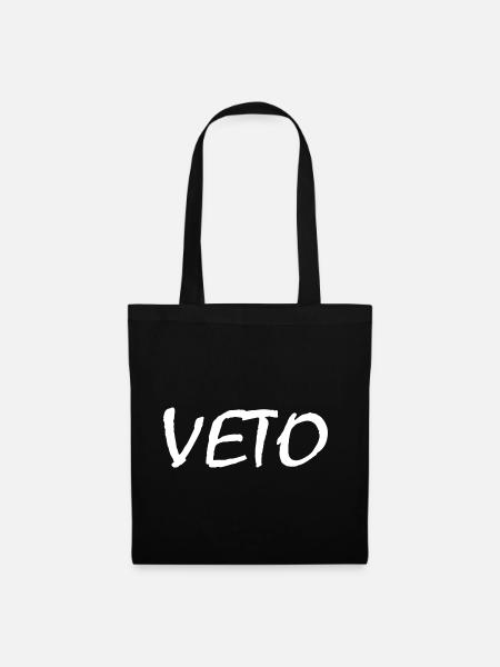 Veto - Stoffbeutel - Schwarz