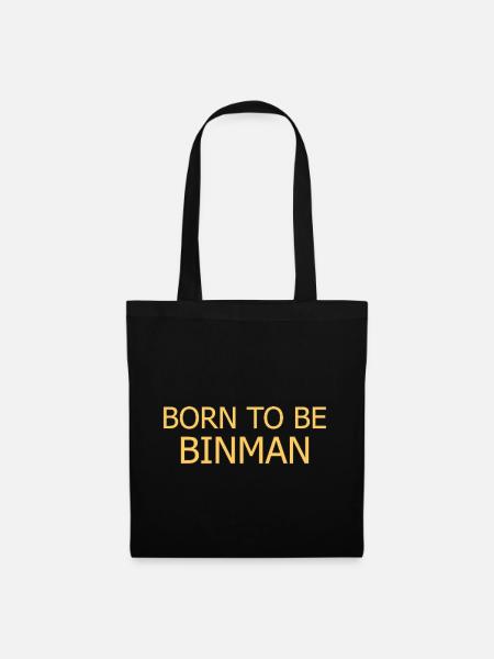 Binman Born To Be - Stoffbeutel - Schwarz