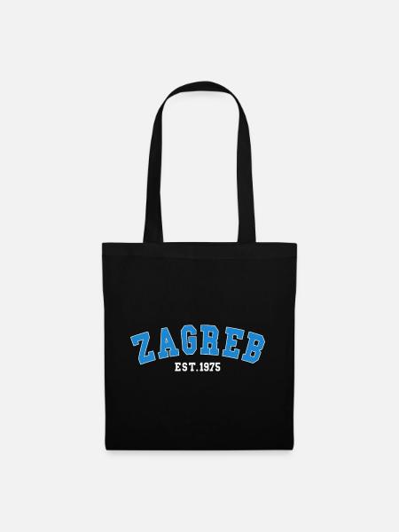 Zagreb Est.1975 - Stoffbeutel - Schwarz