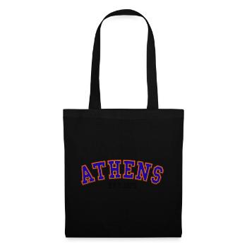 Athen Est.1975 - Stoffbeutel - Schwarz - Vorne