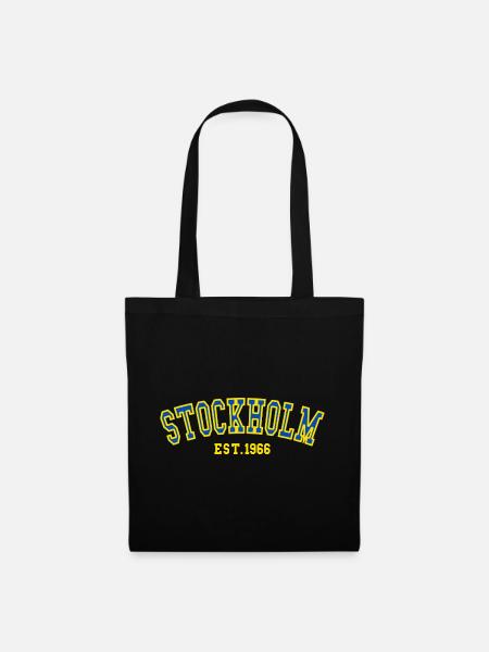 Stockholm gegründet 1966 - Stoffbeutel - Schwarz