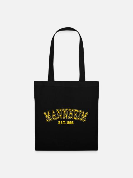 Mannheim gegründet 1986 - Stoffbeutel - Schwarz