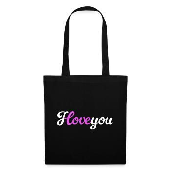 I love you Love Love Declaration Love Wedding - Tote Bag - black - Front