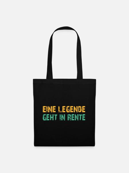 Ruhestand Legende - Stoffbeutel - Schwarz