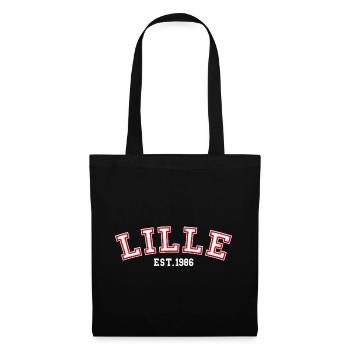 Lille gegründet 1986 - Stoffbeutel - Schwarz - Vorne