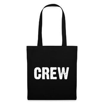 Crew Distressed Text - Tote Bag - black - Front