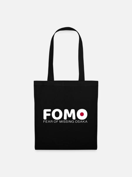 FOMO Osaka - Stoffbeutel - Schwarz