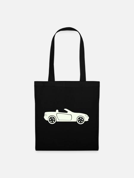 Auto Cabrio - Stoffbeutel - Schwarz