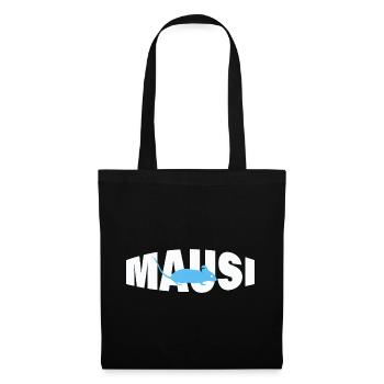 MAUSI - Stoffbeutel - Schwarz - Vorne