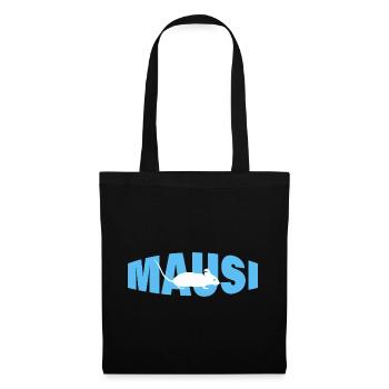 MAUSI - Stoffbeutel - Schwarz - Vorne