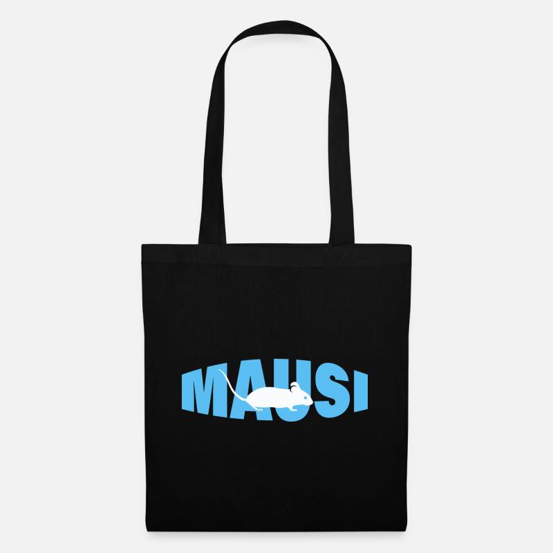 MAUSI - Stoffbeutel - Schwarz