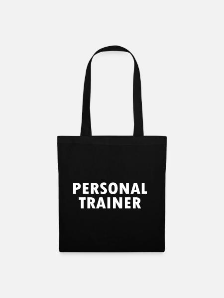 Personal trainer - Stoffbeutel - Schwarz