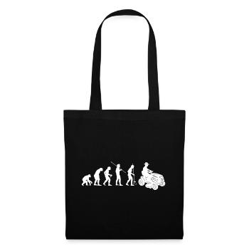Tondeuse autoportée Evolution Tracteur à gazon Tondre la pelouse - Sac en tissu - noir - Devant