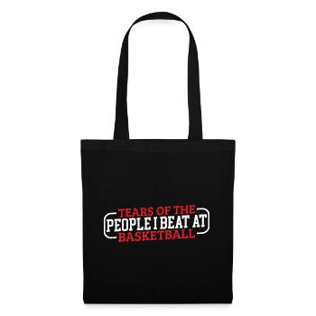 Larmes des gens que j’ai battus au basketball 3 - Sac en tissu - noir - Devant