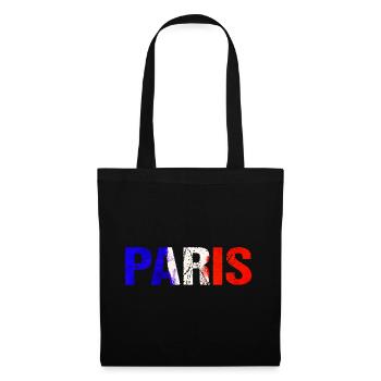 Paris France flag - Tote Bag - black - Front