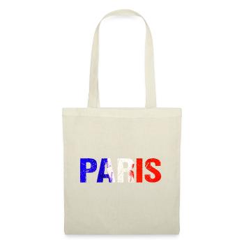 Drapeau Paris France - Sac en tissu - nature - Devant