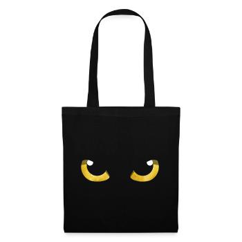 Cat Eyes Yellow - Tote Bag - black - Front