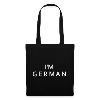 Im german - germany - Tote Bag - black - Front