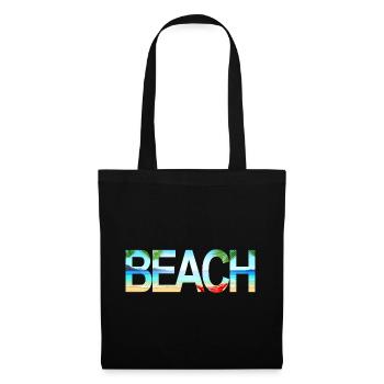Beach - Stoffbeutel - Schwarz - Vorne