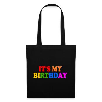 Its my birthday - Tote Bag - black - Front
