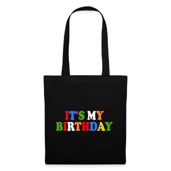 Its my birthday - Tote Bag - black - Front