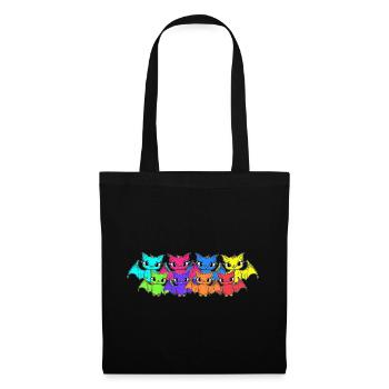 Halloween Bat Bats Kids Child - Tote Bag - black - Front