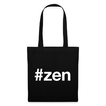 ZEN Hashtag - Sac en tissu - noir - Devant