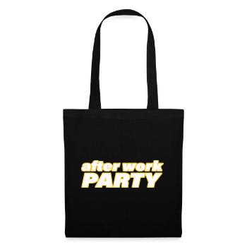 AFTER WORK PARTY - Stoffbeutel - Schwarz - Vorne