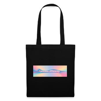 Je traite différemment - Sac en tissu - noir - Devant