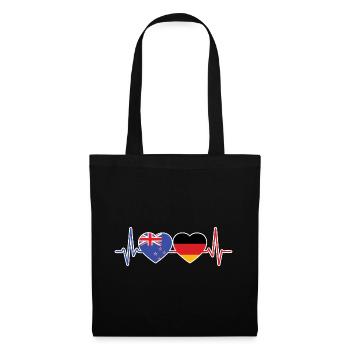 New Zealand Germany New Zealander German - Tote Bag - black - Front