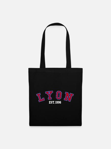 Lyon gegründet 1996 - Stoffbeutel - Schwarz