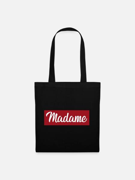 Madame - Stoffbeutel - Schwarz