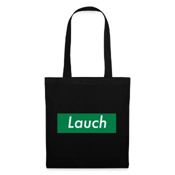 Lauch - Stoffbeutel - Schwarz - Vorne