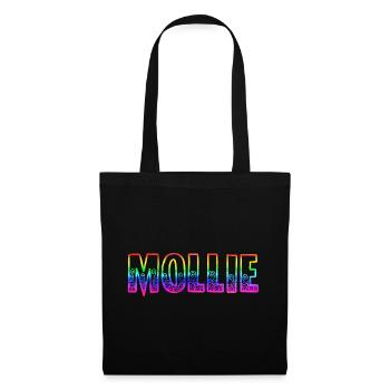 mollie rs arc-en-ciel - Sac en tissu - noir - Devant