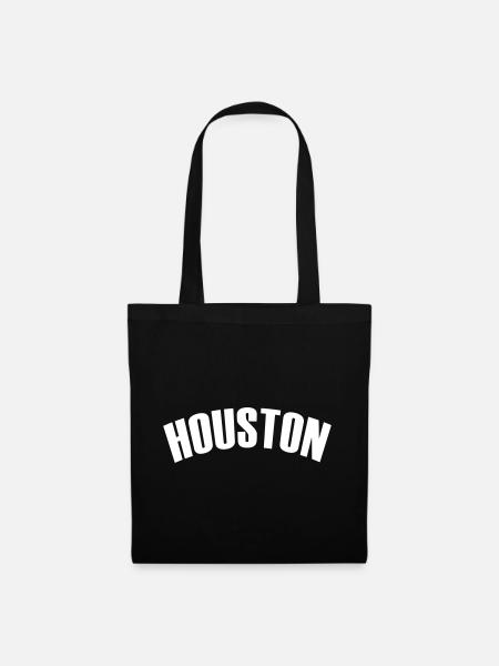 houston shirt - Stoffbeutel - Schwarz