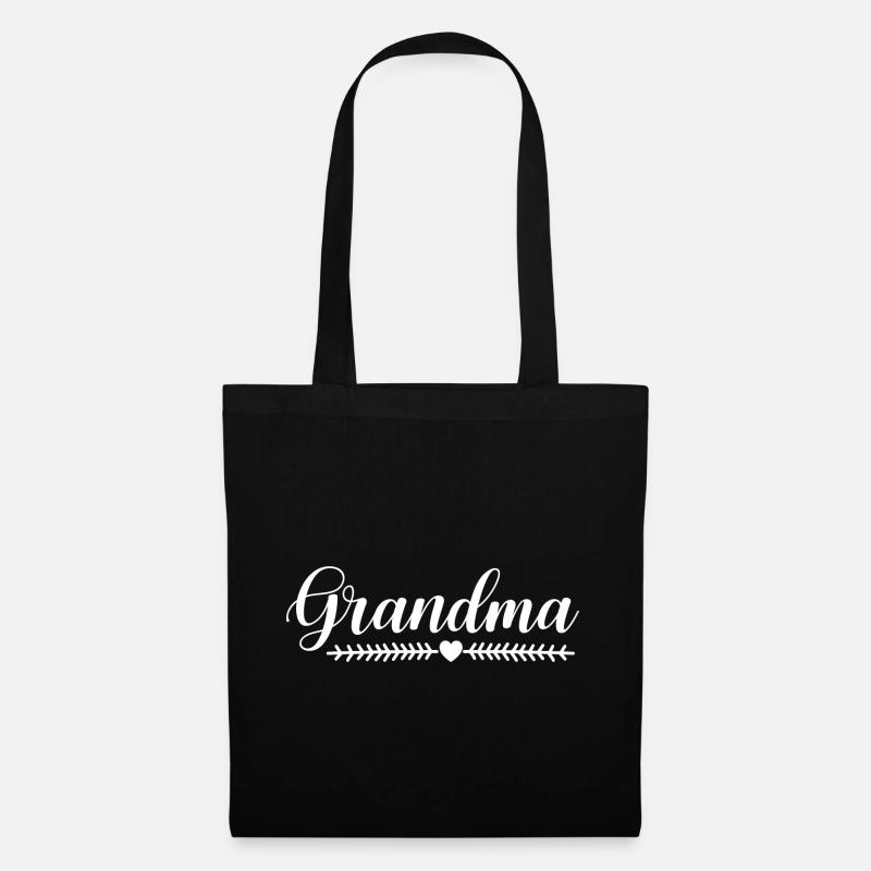 Grandma - Stoffbeutel - Schwarz