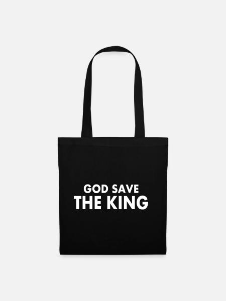god save the king - Stoffbeutel - Schwarz
