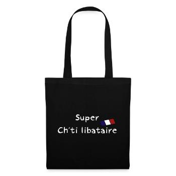 Ch'til ibataire shirt pour célibataire v2 - Sac en tissu - noir - Devant