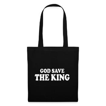 god save the king - Sac en tissu - noir - Devant
