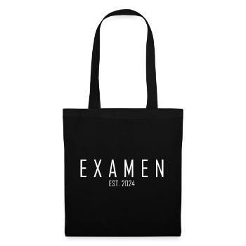 Examen EST. 2024 - Stoffbeutel - Schwarz - Vorne