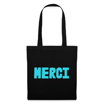 MERCI. MAÎTRESSE. MAÎTRE. MERCI MAÎTRESSE. MAITRE - Sac en tissu - noir - Devant