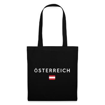 Flag of Austria, Austrian pride - Tote Bag - black - Front