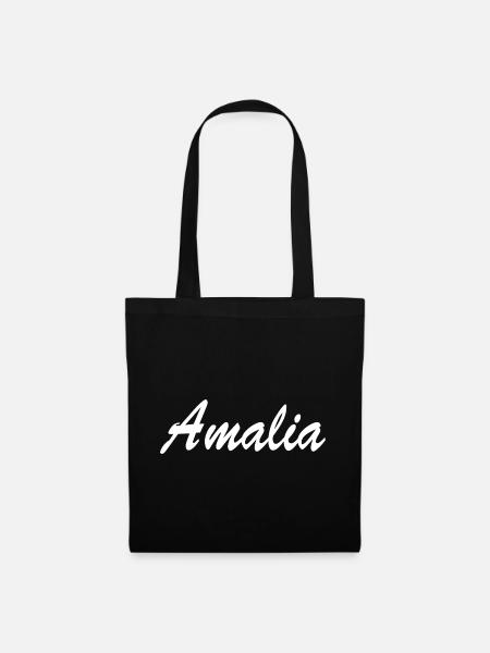 Amalia - Stoffbeutel - Schwarz