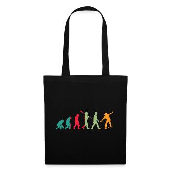 Evolution Skater - Stoffbeutel - Schwarz - Vorne