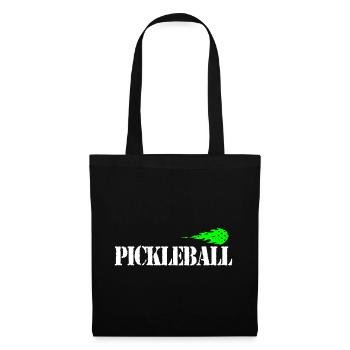 Pickleball - Stoffbeutel - Schwarz - Vorne