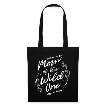 Maman du sauvage - Sac en tissu - noir - Devant
