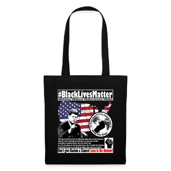 John F Kennedy Peace in All Times Quote - Tote Bag - black - Front
